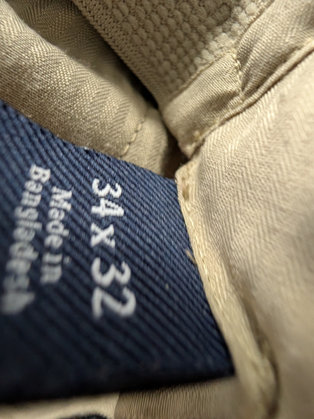 Croft & Barrow Navy Blue Dress Pants - Men's Size 34x32 - EUC - Picture 6 of 6